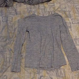 grey long sleeve